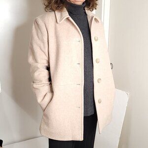 London fog Plaid Wool Blend Coat